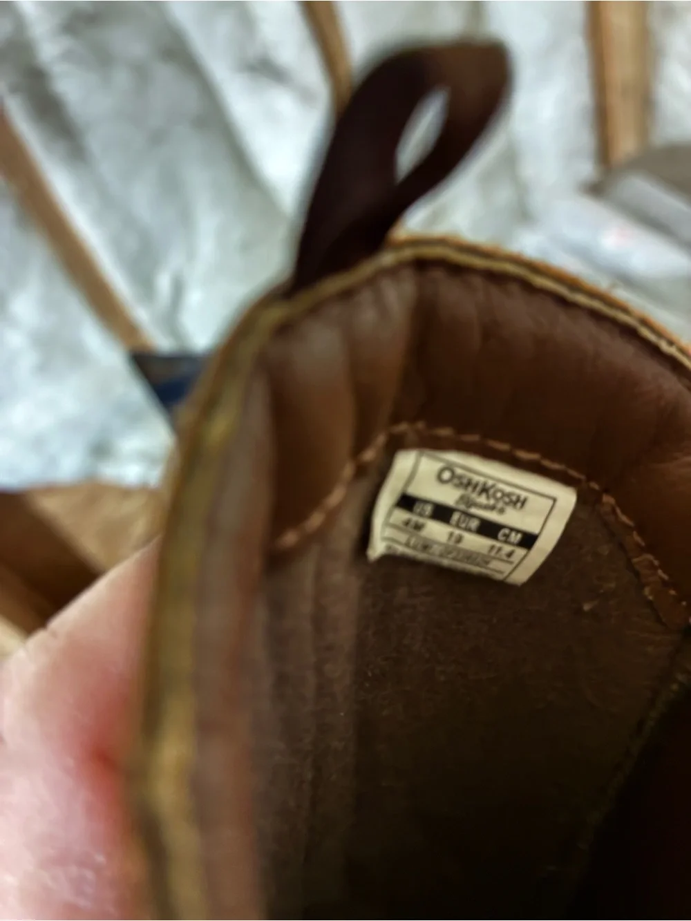 OshKosh B'gosh Brown Kids Pull-On Boot